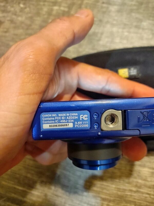 CANON PowerShot ELPH 190 IS IXUS Digital Camera Blue 20MP WiFi 10x Zoom TESTED - Image 7