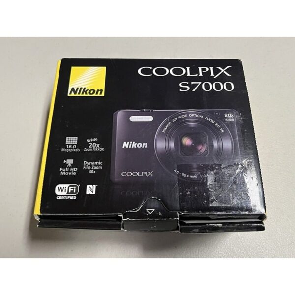 Nikon COOLPIX S7000 16.0MP Digital Camera w/ Battery SD Card Charger Case & Box - Image 11