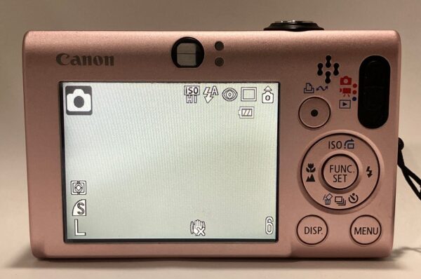Canon PowerShot SD1100 IS Pink Digital ELPH w/NEW Charger,Batteries, PINK CASE - Image 2