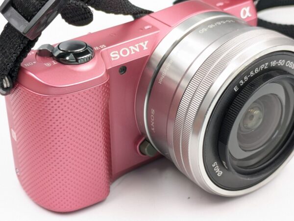 Mint Sony Alpha a5000 20.1MP Digital Camera Pink W/16-50mm Lens1Day Ship y081 - Image 3
