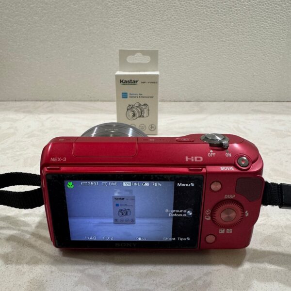 Sony Alpha NEX-3 14.2 MP Mirrorless Digital Camera with N50 SEL16F28 Lens READ - Image 2