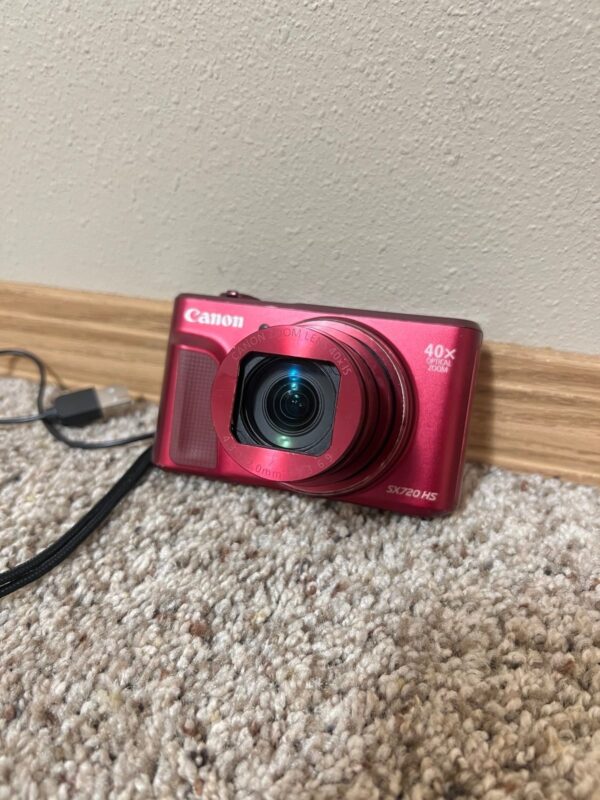 Canon PowerShot Sx720 HS Red Camera - Image 2