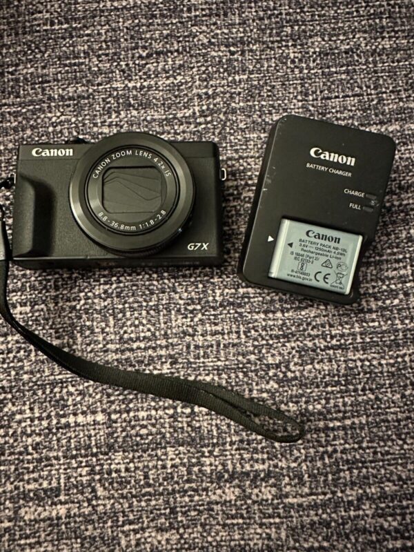 Canon PowerShot G7 X Mark III - 20.1MP Point & Shoot Digital Camera - Black - Image 2