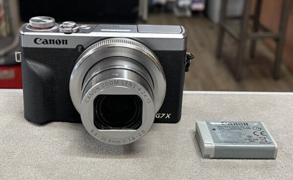 Canon PowerShot G7 X Mark III - 20.1MP Point & Shoot Digital Camera - Silver