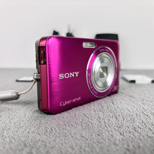 Sony Cybershot DSC-W320 SteadyShot 14MP 4x Optical Zoom Digital Camera Kit PINK - Image 4