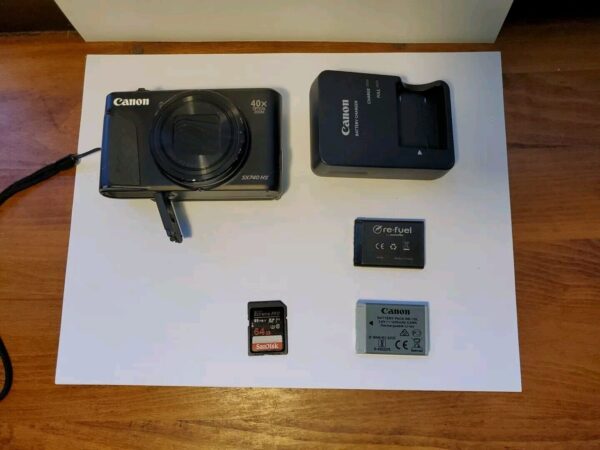 Canon PowerShot SX740 HS 20.3MP 4K Digital Camera 40x Optical Zoom Wi-Fi Black - Image 2