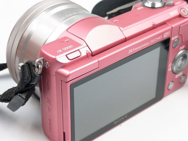 Mint Sony Alpha a5000 20.1MP Digital Camera Pink W/16-50mm Lens1Day Ship y081 - Image 7