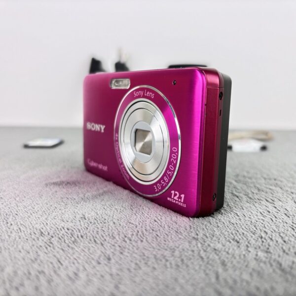 Sony Cybershot DSC-W320 SteadyShot 14MP 4x Optical Zoom Digital Camera Kit PINK - Image 10