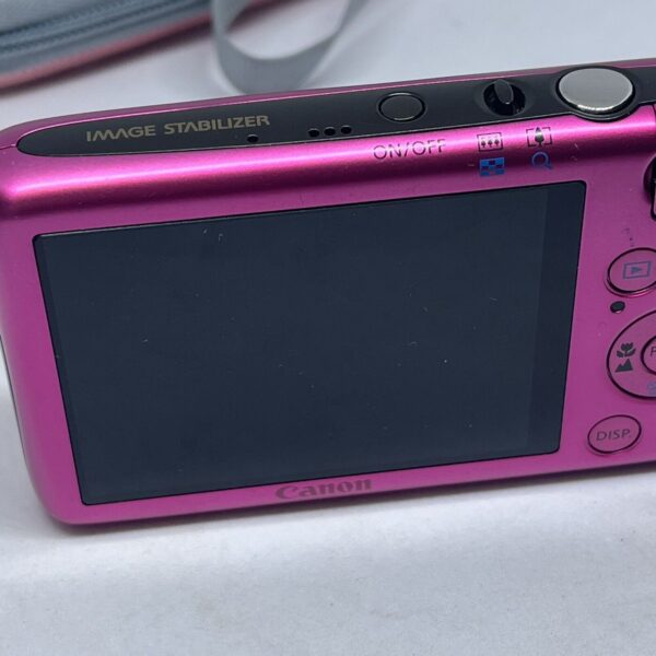 CANON IXUS 130 - 14MP Pink - Compact Digital Camera w Case Charger And Battery - Image 6
