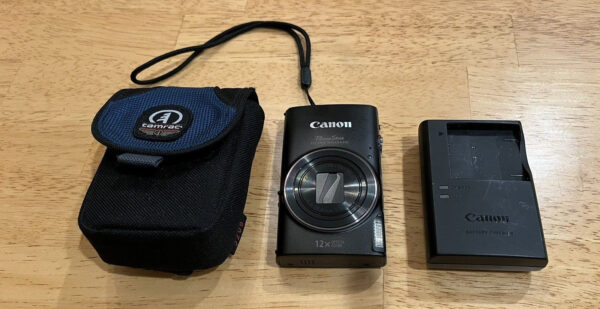 Canon PowerShot ELPH 360 HS 20.2 MP Digital Camera - Black