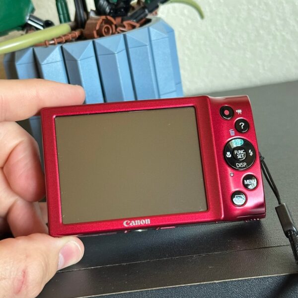 Canon PowerShot A3400 IS Touch Screen Digital Camera Red 16MP Digicam Compact - Image 10