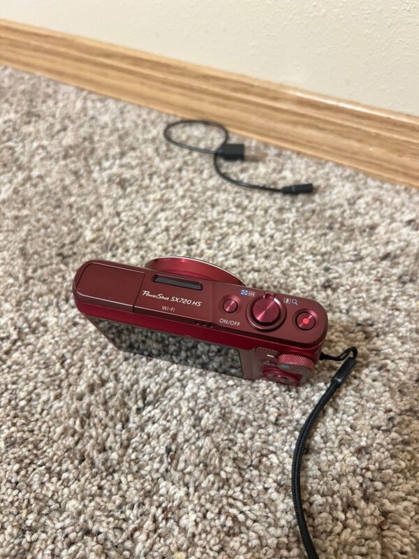 Canon PowerShot Sx720 HS Red Camera - Image 6