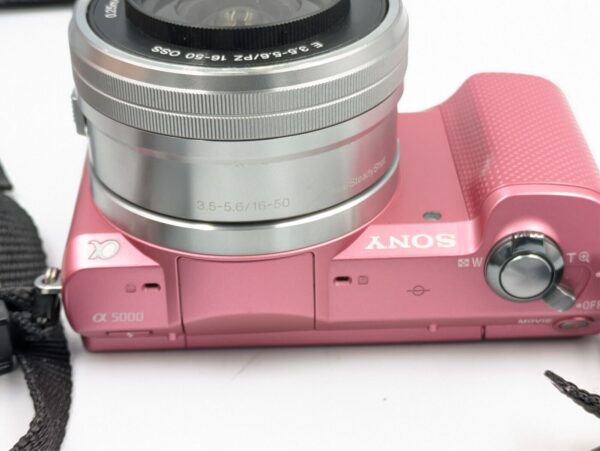 Mint Sony Alpha a5000 20.1MP Digital Camera Pink W/16-50mm Lens1Day Ship y081 - Image 11