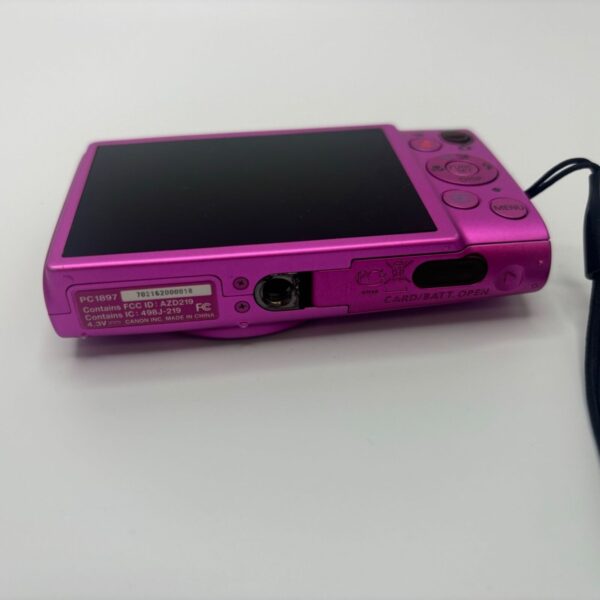 Canon PowerShot ELPH330HS Pink Digital Handheld Camera WORKING (7B) MO#666 - Image 6