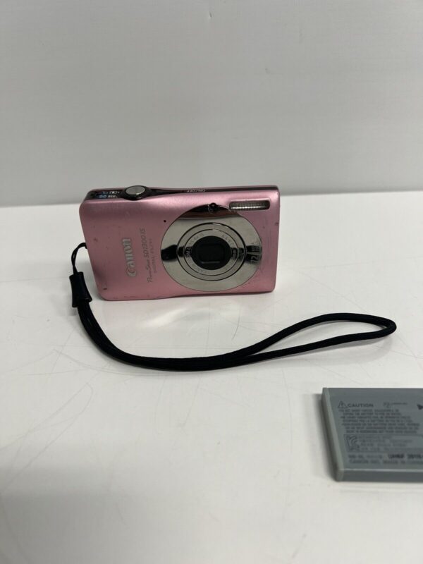 Canon Powershot SD1300 IS Digital ELPH 12.1MP 4X ZOOM Pink Camera - Image 4