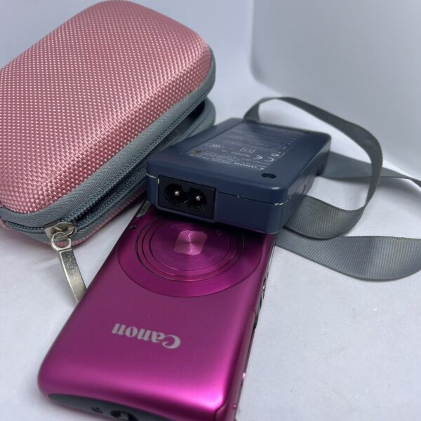 CANON IXUS 130 - 14MP Pink - Compact Digital Camera w Case Charger And Battery - Image 19