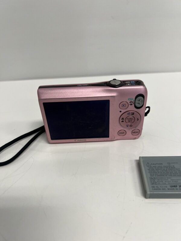 Canon Powershot SD1300 IS Digital ELPH 12.1MP 4X ZOOM Pink Camera - Image 9