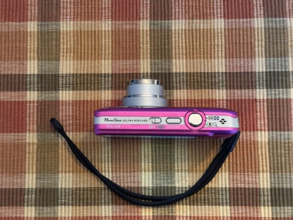 Canon Powershot ELPH 100 HS 12.1 MP Digital Camera Digicam Pretty Pink-Working - Image 4