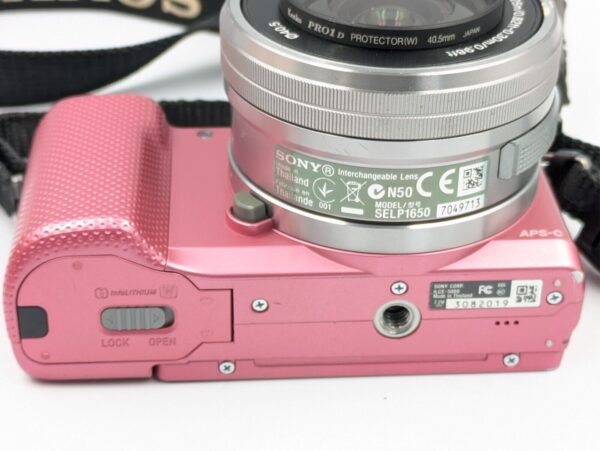 Mint Sony Alpha a5000 20.1MP Digital Camera Pink W/16-50mm Lens1Day Ship y081 - Image 10