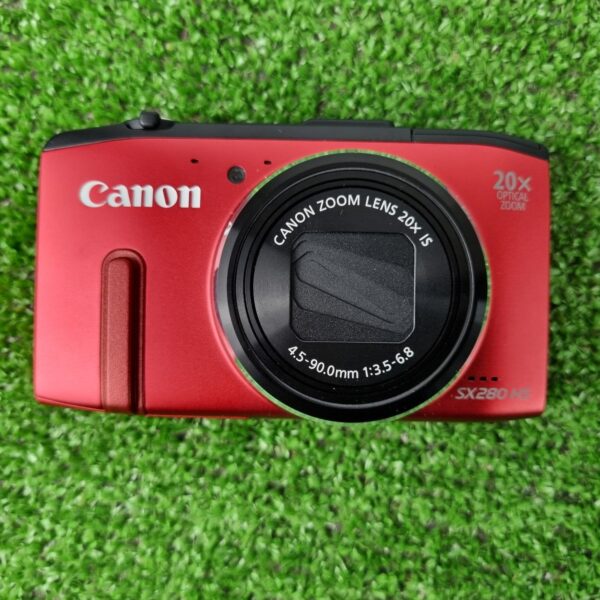Canon PowerShot SX280 HS 12.1MP Digital Camera - RED - Image 2