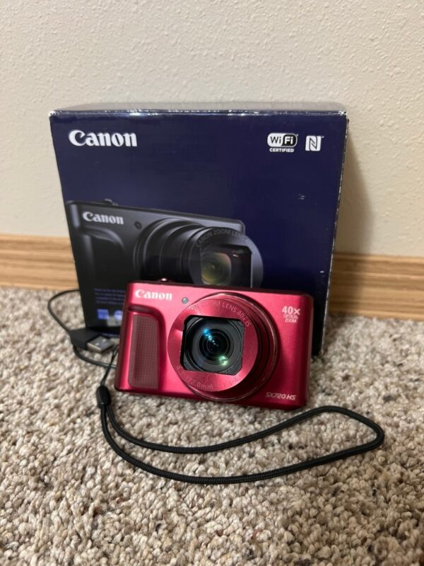 Canon PowerShot Sx720 HS Red Camera