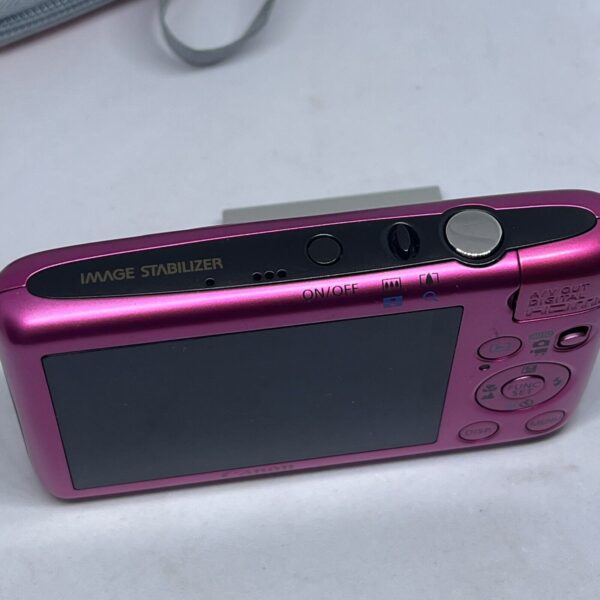 CANON IXUS 130 - 14MP Pink - Compact Digital Camera w Case Charger And Battery - Image 5