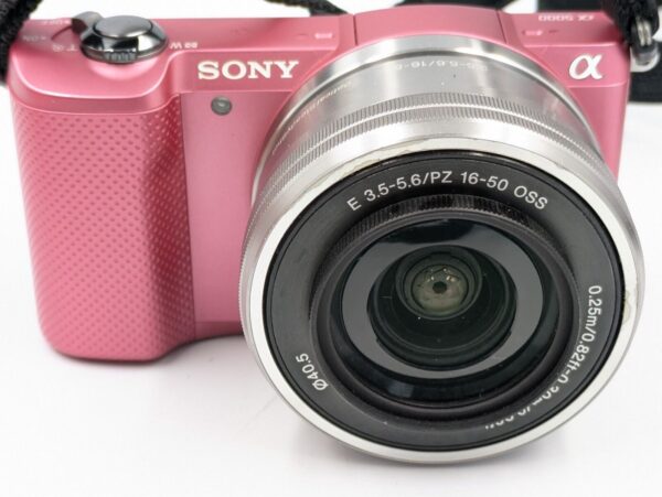 Mint Sony Alpha a5000 20.1MP Digital Camera Pink W/16-50mm Lens1Day Ship y081 - Image 2