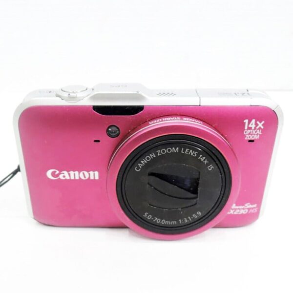 Canon PowerShot SX230 HS Pink 12.1MP 14x Zoom Compact Digital Camera From Japan