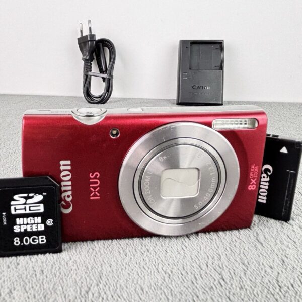 Canon IXUS 185 20MP 8x Optical Zoom Digital Compact Camera Kit