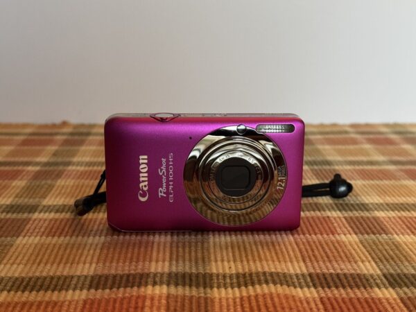 Canon Powershot ELPH 100 HS 12.1 MP Digital Camera Digicam Pretty Pink-Working - Image 3