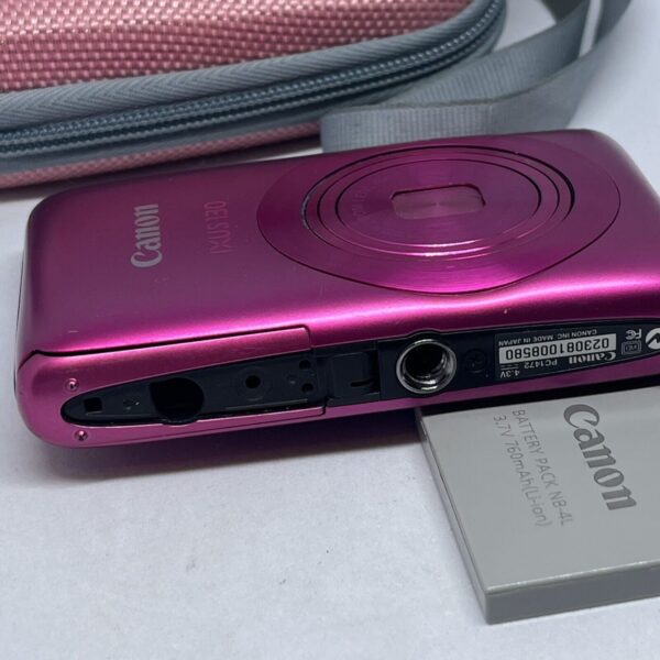 CANON IXUS 130 - 14MP Pink - Compact Digital Camera w Case Charger And Battery - Image 10