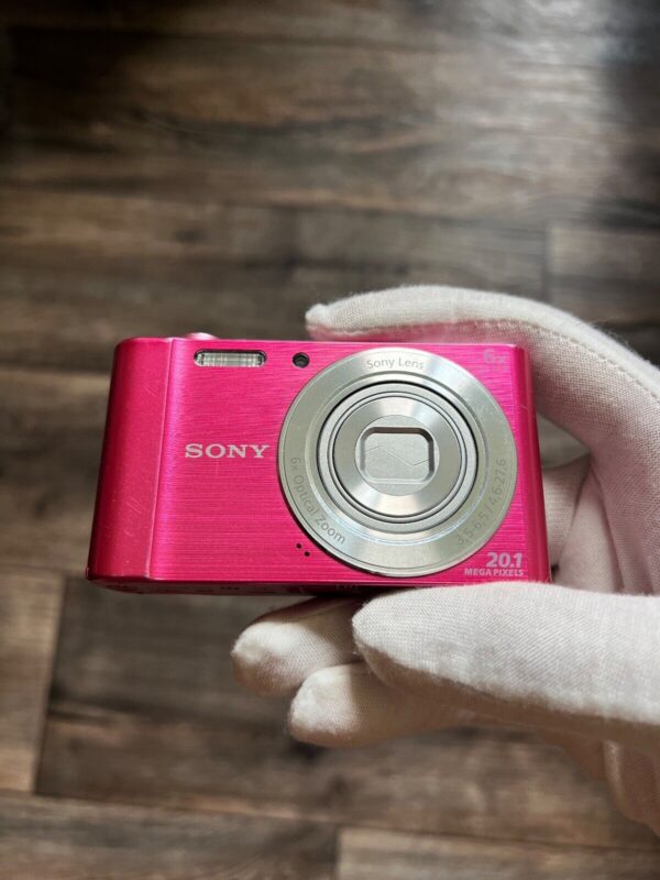Sony Cyber-shot DSC-W810 20.1MP Digital Camera -Gorgeous PINK STYLISH + Charger - Image 2