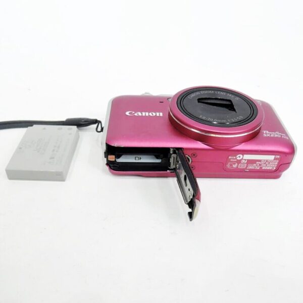 Canon PowerShot SX230 HS Pink 12.1MP 14x Zoom Compact Digital Camera From Japan - Image 7