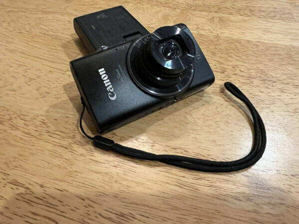 Canon PowerShot ELPH 360 HS 20.2 MP Digital Camera - Black - Image 3