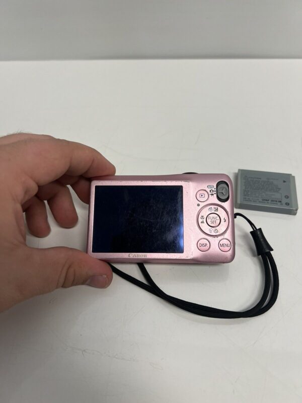 Canon Powershot SD1300 IS Digital ELPH 12.1MP 4X ZOOM Pink Camera - Image 15