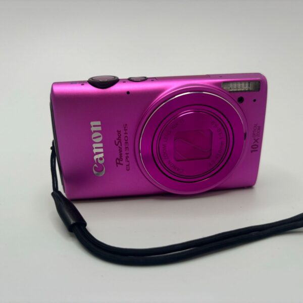 Canon PowerShot ELPH330HS Pink Digital Handheld Camera WORKING (7B) MO#666 - Image 3