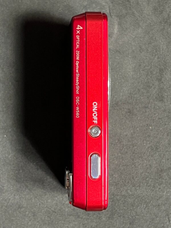 Sony Cyber-shot DSC-W560 14.1MP Digital Camera - Red - Image 6
