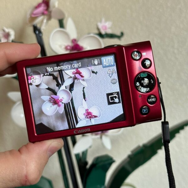 Canon PowerShot A3400 IS Touch Screen Digital Camera Red 16MP Digicam Compact - Image 11