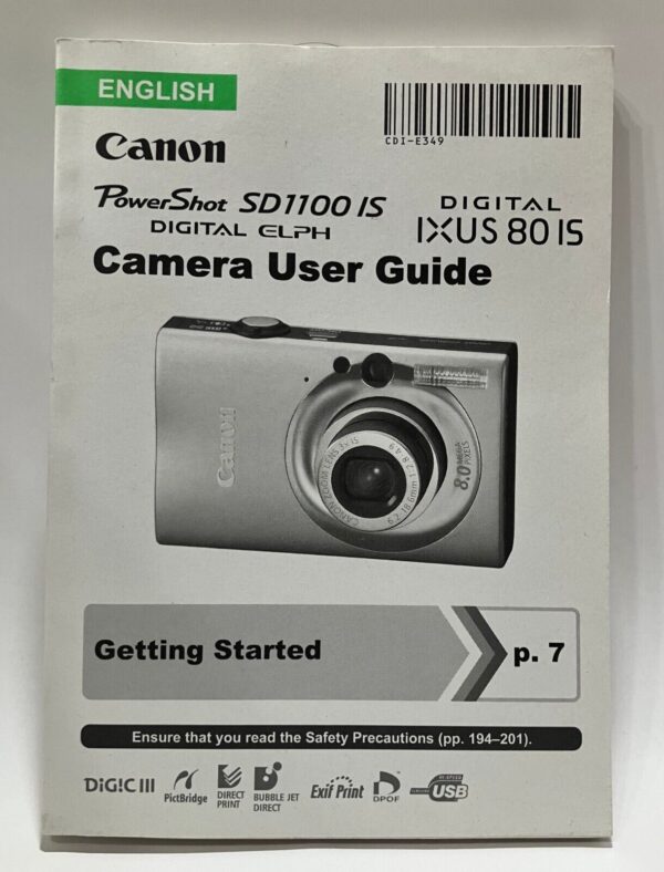 Canon PowerShot SD1100 IS Pink Digital ELPH w/NEW Charger,Batteries, PINK CASE - Image 5