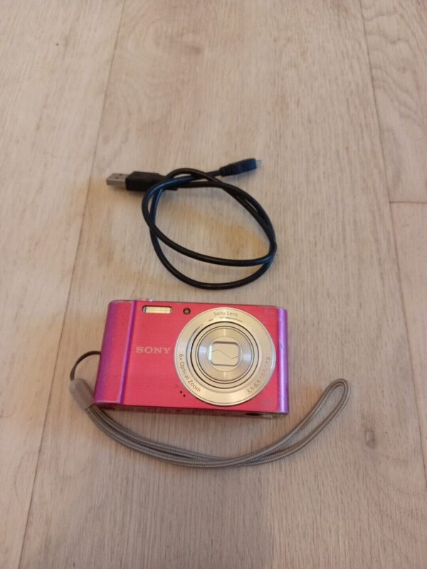 Sony Cyber-shot DSC-W810 20.1MP Digital Camera - Pink