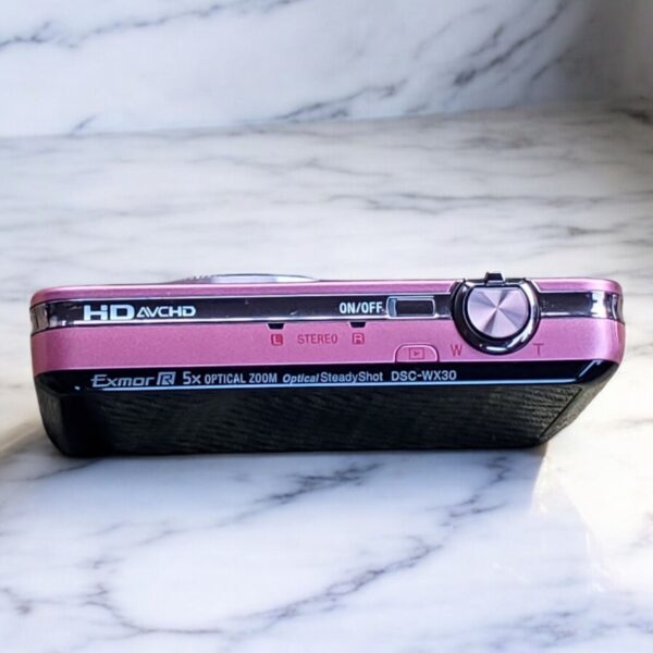 SONY Cyber shot DSC-WX30 Pink Digital Camera 16.8MP 5.0x Optical Zoom Japan - Image 5