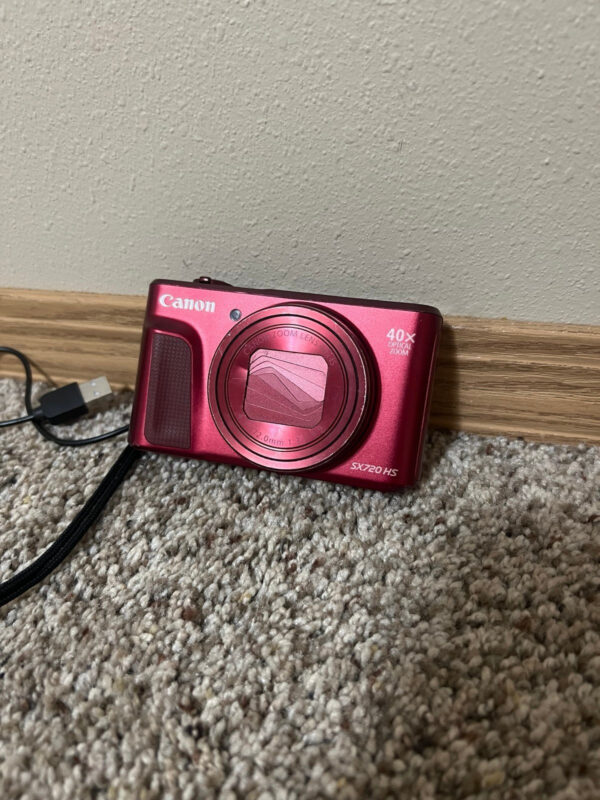 Canon PowerShot Sx720 HS Red Camera - Image 3