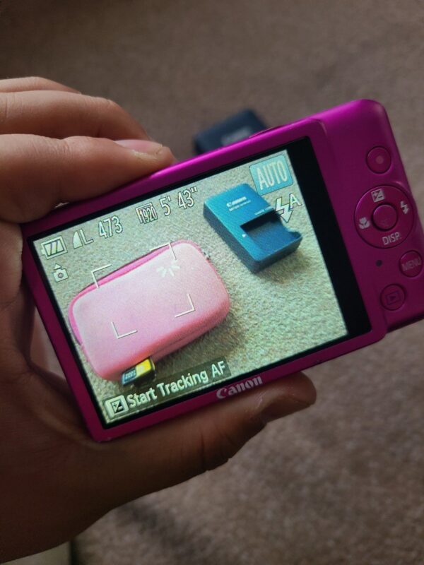 Canon Powershot elph 100 Hs PINK with accessories - Image 8