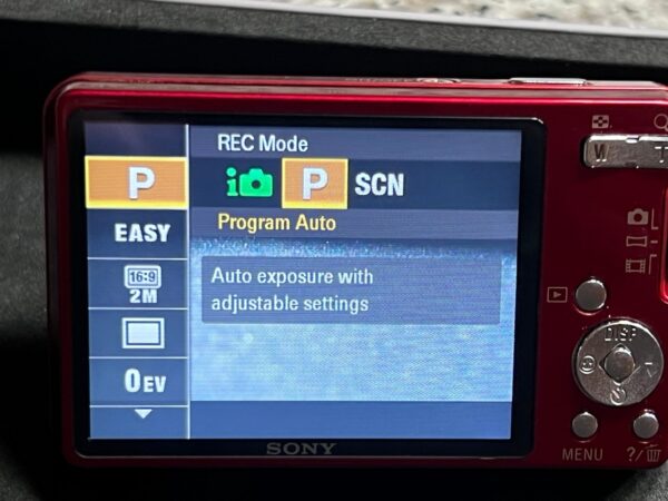 Sony Cyber-shot DSC-W560 14.1MP Digital Camera - Red - Image 11