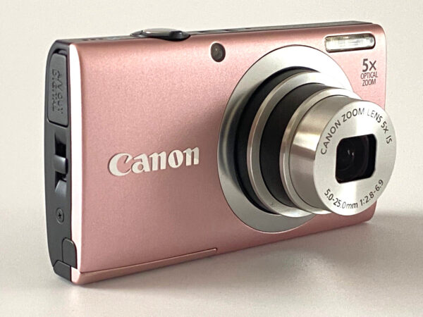 Canon PowerShot A2400 IS Pink Compact Digital Camera - Image 7