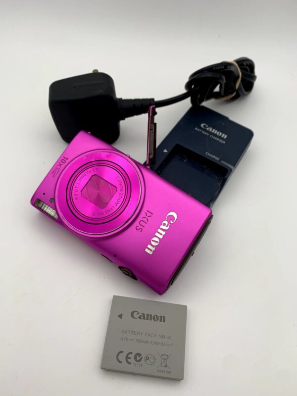 Canon IXUS 255 HS Digital Camera Pink With WiFi / 12.1 MP - Image 10