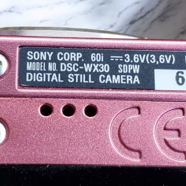 SONY Cyber shot DSC-WX30 Pink Digital Camera 16.8MP 5.0x Optical Zoom Japan - Image 4