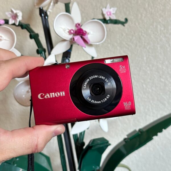 Canon PowerShot A3400 IS Touch Screen Digital Camera Red 16MP Digicam Compact - Image 12