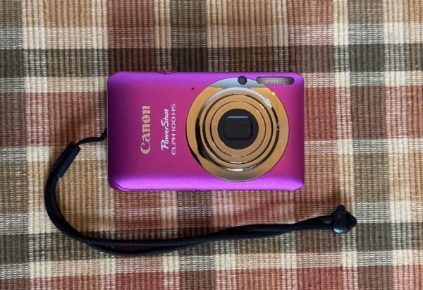 Canon Powershot ELPH 100 HS 12.1 MP Digital Camera Digicam Pretty Pink-Working - Image 2