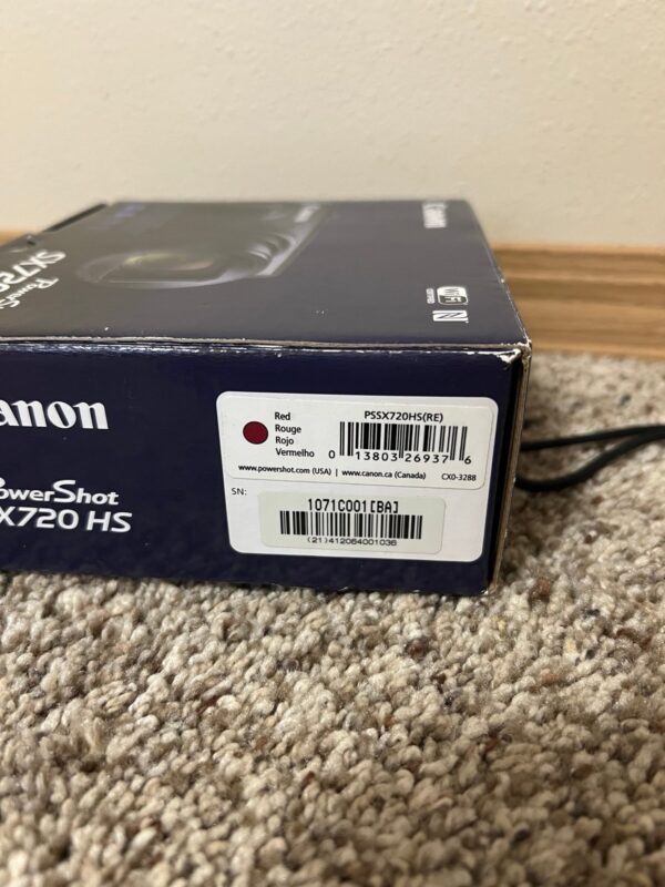 Canon PowerShot Sx720 HS Red Camera - Image 12